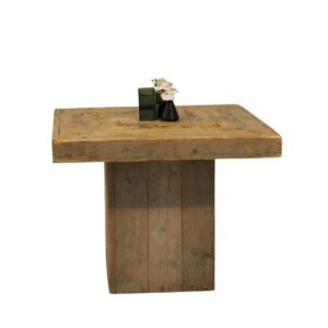 Steigerhouten dinertafel 1x1 meter