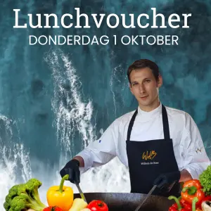 Donderdag 1 oktober: Lunchbon